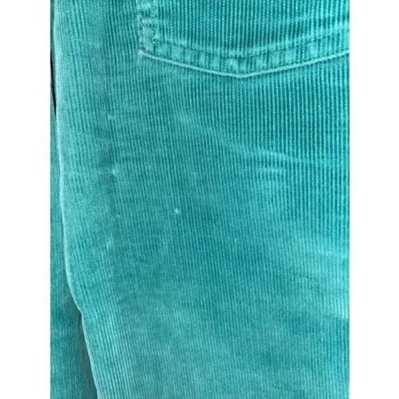 Vintage Oshkosh VESTBAK Overalls Green Corduroy 6X/7 Flannel Lined - Picture 8 of 12